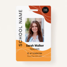 Fotoidentiteitskaart van de leerkracht van een wer