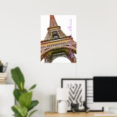 Fotoillustratie Eiffeltoren. Poster (Thuiskantoor)