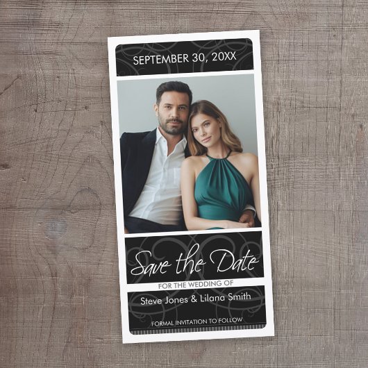 Fotokaart: datum opslaan save the date