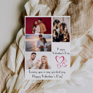 Fotokaart Gelukkige Valentijnsdag Feestdagenkaart