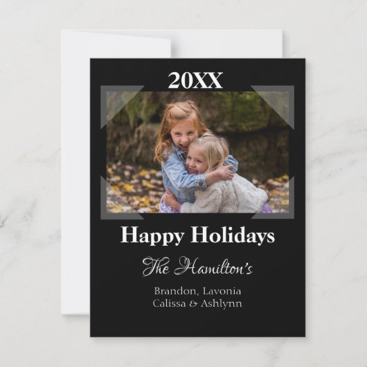 Fotokaart in elke kleur - HAMbyWG Feestdagenkaart (Voorkant)