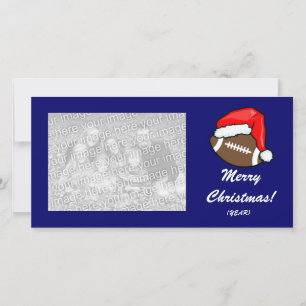Fotokaart - kerstFootball Feestdagenkaart