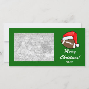 Fotokaart - Kerstvoetbal Feestdagenkaart