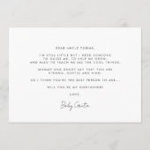 Fotokaart met het schrijfschrift Godfather-voorste Kaart (Achterkant)
