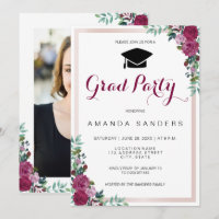Fotokaart met vuurwapen van Graduy Party