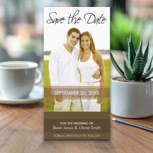 Fotokaart: Save the Date - Minimalistisch