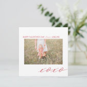 Fotokaart Valentijnsdag (Staand voorkant)