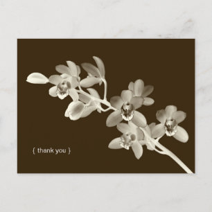 Fotokaart voor orchidee bloem op maat briefkaart