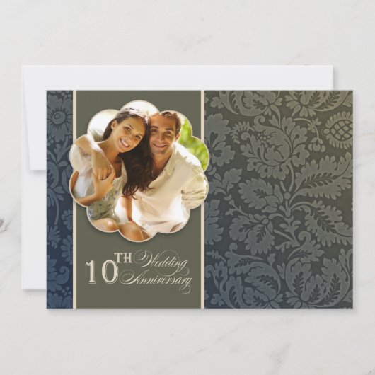 Fotokaarten ter gelegenheid van 10-jarig jubileum kaart (Voorkant)