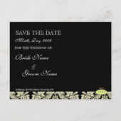 Fotokaarten, Zwart Wit slaan de datum briefkaarten (Achterkant)