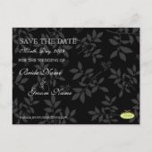 Fotokaarten, Zwart Wit slaan de datum briefkaarten (Achterkant)