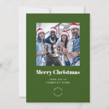 Fotokalender 2024 Bedrijf Logo QR Green Xmas