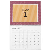 Fotokalender Sjabloon Custom Family Afbeelding Kalender (Jan 2027)