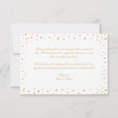 Fotokerstbruiloft Bedankkaart (Achterkant)