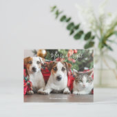 Fotokerstfeest Feestdagenkaart (Staand voorkant)