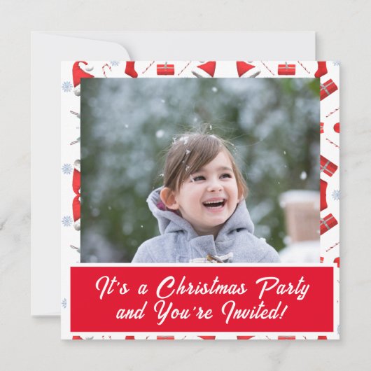 Fotokerstfeest Kaart (Voorkant)