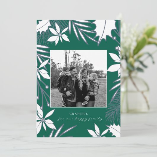 Fotokerstfeest voor Grateful Familie (Staand voorkant)