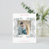 Fotokerstkaart (Staand voorkant)