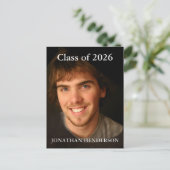 Fotoklasse van Afstuderen Aankondigingskaart (Staand voorkant)
