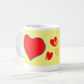 Fotokoffie Mok Geel (Voorkant links)