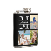 Fotokolf voor monogrammen uploaden heupfles (Rechts)