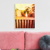 Fotokunst met gerasterd Canvas (Insitu (Woonkamer))