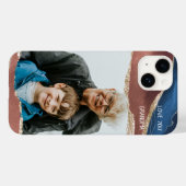 Fotoliefje: oma Blue Terracotta Gold Case-Mate iPhone Case (Achterkant (horizontaal))