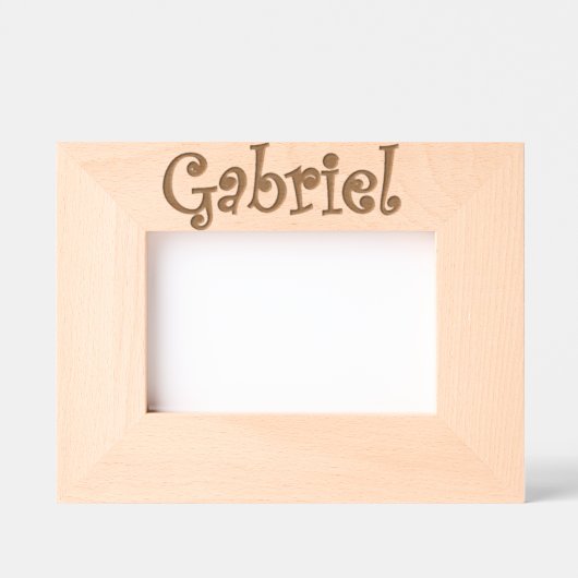 Fotolijst om neer te zetten "Gabriel" – Cadeau voo Gegraveerde Lijstjes (Voorkant)