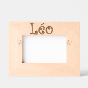 Fotolijst om neer te zetten "Leo" – Cadeau voor ee Gegraveerde Lijstjes