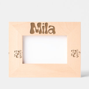 Fotolijst om neer te zetten "Mila" – Slaapkamerdec Gegraveerde Lijstjes