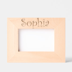 Fotolijst om neer te zetten "Sophia" – Sieraad voo Gegraveerde Lijstjes