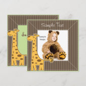 Fotolijstje met giraffe (Voorkant / Achterkant)