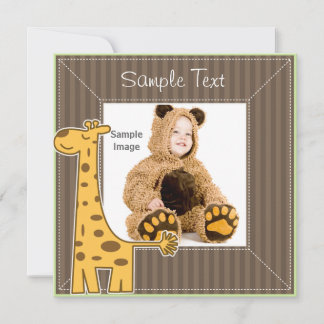 Fotolijstje met giraffe