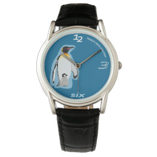 fotolulu-Pinguin-Uhr Horloge