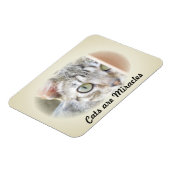 Fotomagneet - Katten zijn wonderen v.2 Magneet (Linkerzijde)