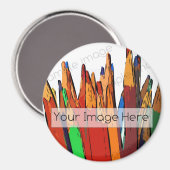 Fotomagneet - Rond Magneet (Voorkant / Achterkant)