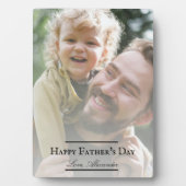Fotominimalistisch Vaderdag Fotoplaat (voorkant)