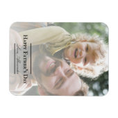 Fotominimalistisch Vaderdag Magneet (Horizontaal)