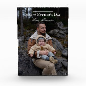 Fotominimalistisch Vaderdag | wit Fotoblokken (Voorkant)