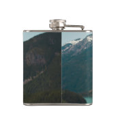 Fotominimalistisch Vaderdag | wit Heupfles (Achterkant)