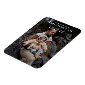 Fotominimalistisch Vaderdag | wit Magneet (Linkerzijde)