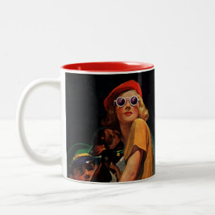 Fotomogelijkheid Tweekleurige Koffiemok