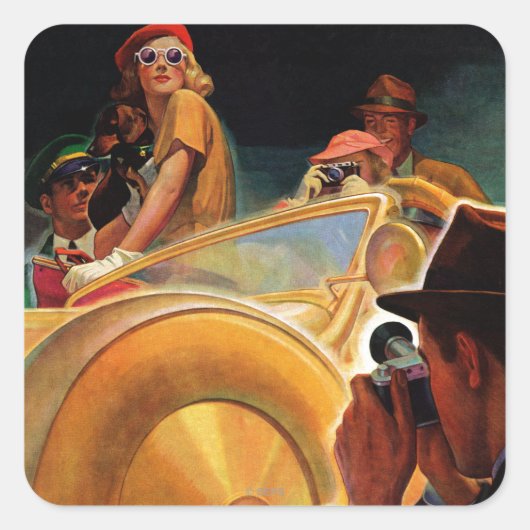 Fotomogelijkheid Vierkante Sticker (Voorkant)