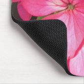 FotoMonogram roze bloem Muismat (Hoek)