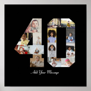 Fotomontage nummer 40 poster
