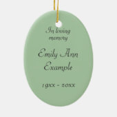 Fotomonument / Herdenking Keramisch Ornament (Achterkant)