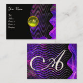 FOTON WAVES GEM monogram trilling Visitekaartje (Voorkant / Achterkant)