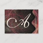 FOTON WAVES-monogram levendig Visitekaartje (Achterkant)