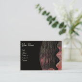 FOTON WAVES-monogram levendig Visitekaartje (Staand voorkant)