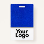 Fotonaam Glitter Professional Corporate Employee Badge (Achterkant)